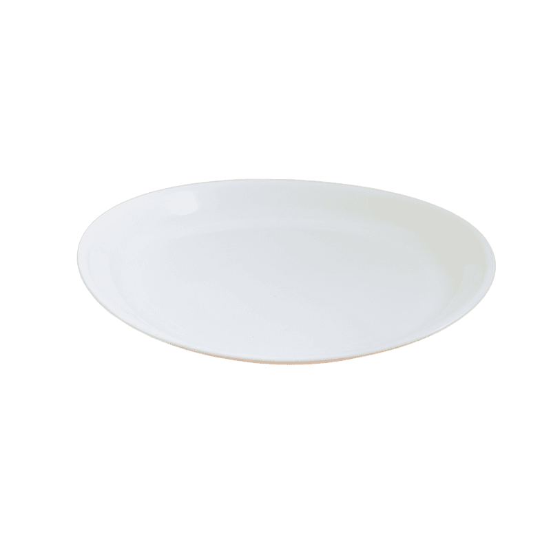 Plastový talíř mělký bílý 22cm, DEMA-STIL