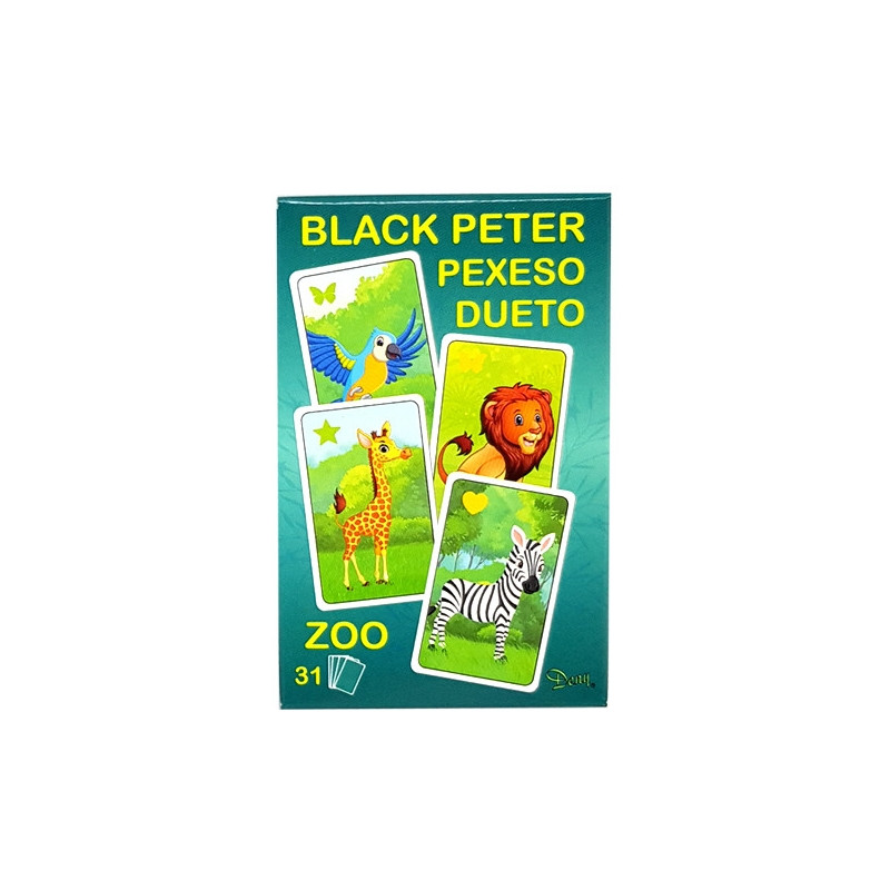 Hra černý Peter 3v1 ZOO