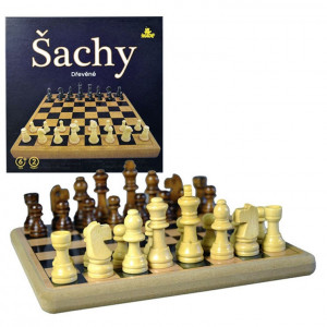 Šachy deluxe dřevěné