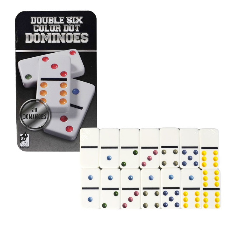 Domino v kovovém boxu