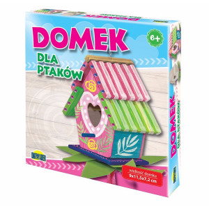 Domček pre vtáčiky - urob a pomaľuj