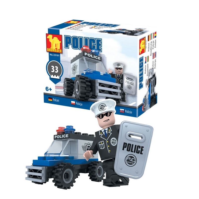 Stavebnica Polícia auto