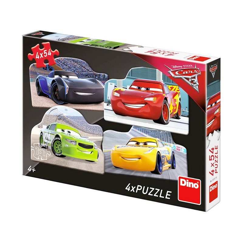 Puzzle Cars 3 Rivalové 4x54ks