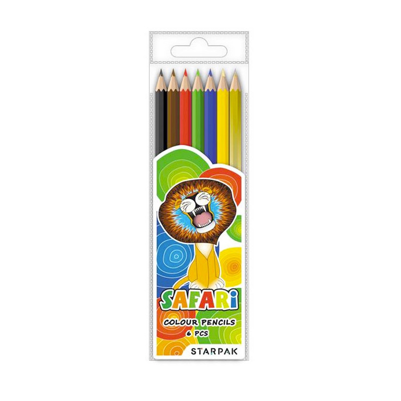 Farebné ceruzky 6ks