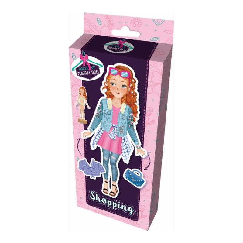 Magnetická bábika: Na nákupoch