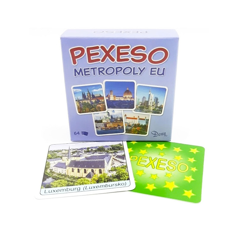 Pexeso v krabičce Metropole Evropy