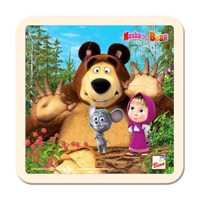 Máša a medveď puzzle