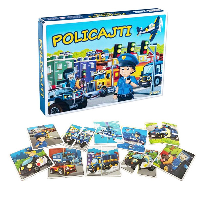 Hra Policajti - 3 logické hry