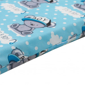 Detský penový matrac New Baby 120x60 modrý - rôzne obrázky