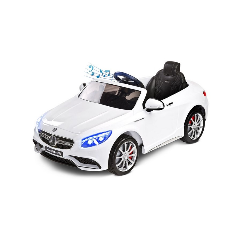 Elektrické autíčko Toyz Mercedes-Benz S63 AMG-2 motory white