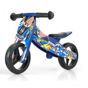 Detské multifunkčné odrážadlo bicykel 2v1 Milly Mally JAKE blue