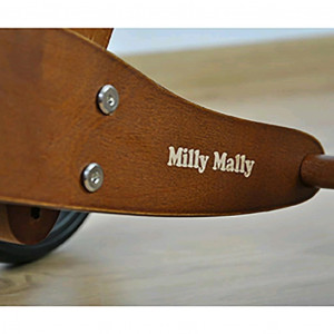 Detské multifunkčné odrážadlo bicykel 2v1 Milly Mally JAKE blue Cowboy