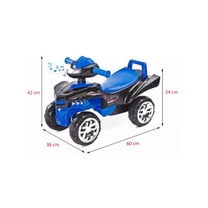 Odrážadlo štvorkolka Toyz miniRaptor modré