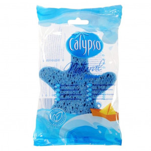 Koupelová houba Junior Natural Calypso modrá