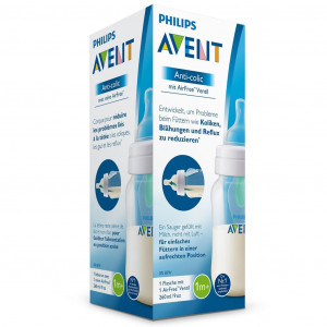 Dojčenská fľaša Avent Anti-Colic s ventilom Airfree 260 ml