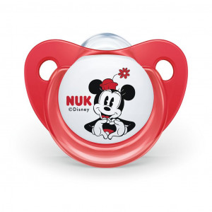 Cumlík Trendline NUK Disney Mickey Minnie 0-6m červený Box