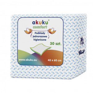 Jednorázové hygienické podložky Akuku 40x60 - 30 ks