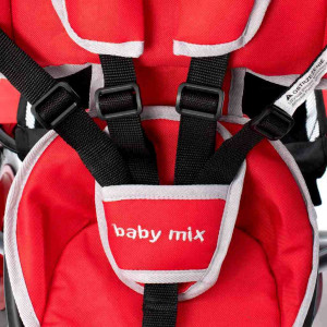 Detská trojkolka so svetlami Baby Mix Lux Trike sivá