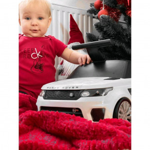 Dětské odrážedlo a kufřík 2v1 BAYO Range Rover SVR red