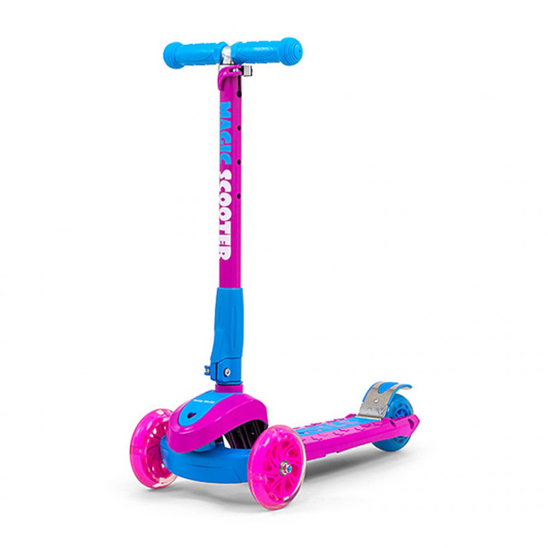 Detská kolobežka Milly Mally Magic Scooter pink-blue