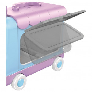 Dětský rozkládací kosmetický stolek autobus Bayo + příslušenství