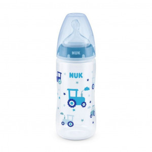 Dojčenská fľaša NUK First Choice Temperature Control 300 ml modrá