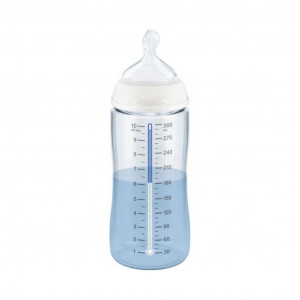 Kojenecká láhev NUK First Choice Temperature Control 300 ml modrá