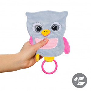 Plyšová hračka Baby Ono Flat Owl Celeste
