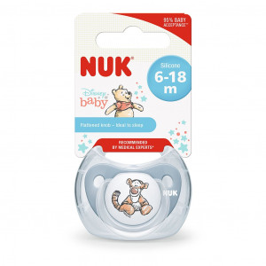 Dudlík Trendline NUK Disney Medvídek Pú 6-18m šedé BOX