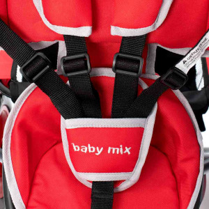 Dětská tříkolka s LED světly Baby Mix Lux Trike červená