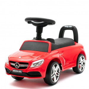 Detské odrážadlo s vodiacou tyčou Mercedes Benz AMG C63 Coupe Baby Mix červené