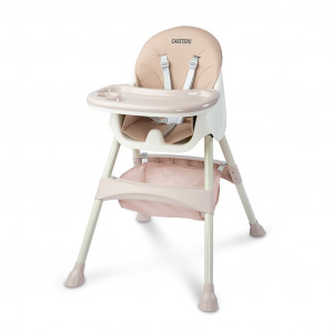 Jídelní židlička 2v1 CARETERO Bill pink