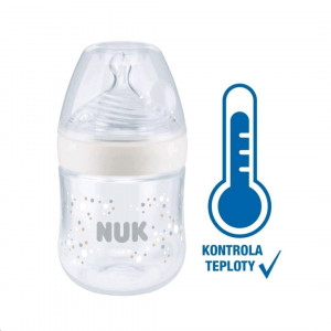 Kojenecká láhev NUK Nature Sense s kontrolou teploty 150 ml bílá