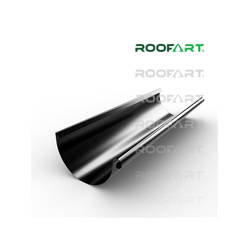 ROOFART Žľab dl. 4m, 150mm - čierna  (RAL 9005)