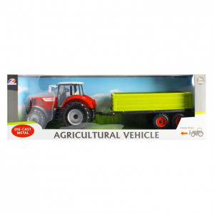 Traktor se zemědělským strojem - pull&back
