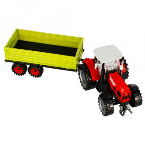 Traktor se zemědělským strojem - pull&back