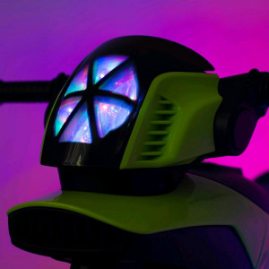 Detská elektrická motorka Baby Mix POLICE žltá