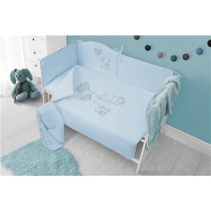 5-dielne posteľné obliečky Belisima Amigo 90/120 modré
