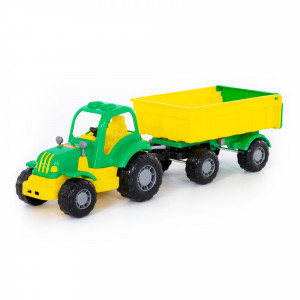 Wader Traktor Macher s přívěsem
