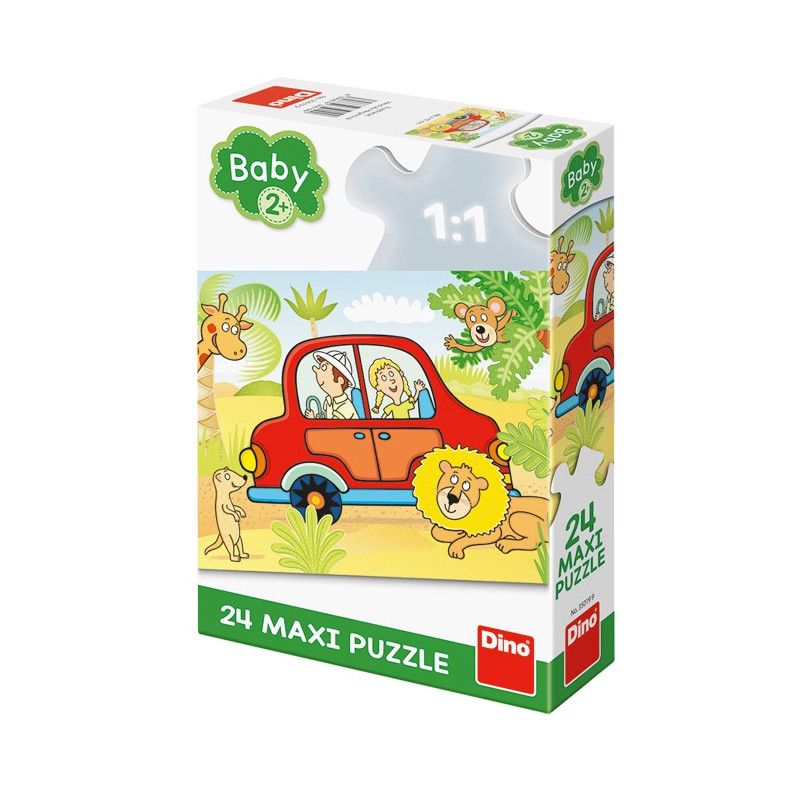 MAXI puzzle Safari -  24 dielikov
