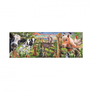 Panoramatické puzzle Farma - 150 dílků