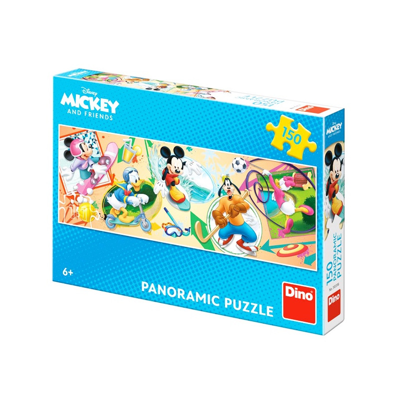 Mickey 150 dielikov - panoramatické puzzle
