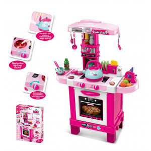 Dětská kuchyňka Baby Mix růžová
