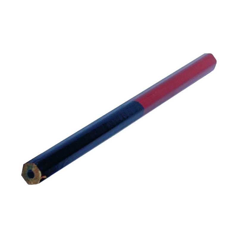 Tužka tesařská červeno-modrá šestihran, 175mm, tloušťka 7mm