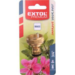 Rychlospojka na zahradní ventil mosazná, Extol Premium 8876023