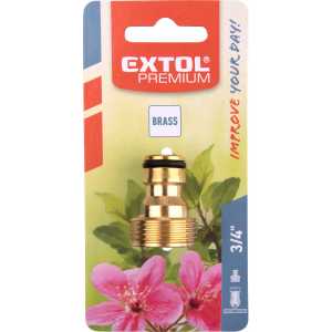 Rýchlospojka na záhradný ventil mosadzná, Extol Premium 8876031