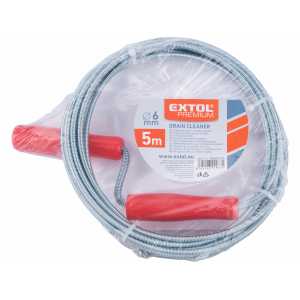 Pružina kanalizační ''krtek'' 5mx6mm, Extol Premium 8859014