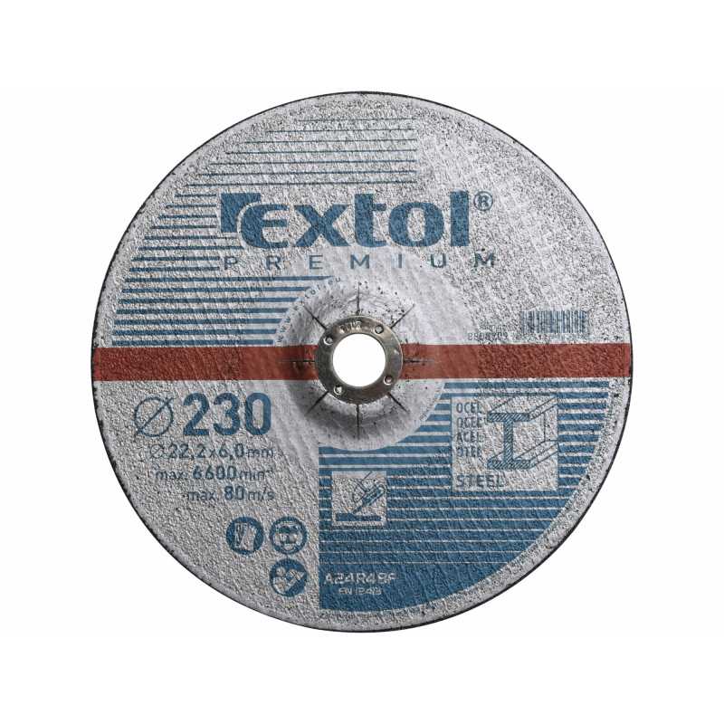 Kotúč brúsny na kov, 230x6,0mm, Extol Premium 8808709
