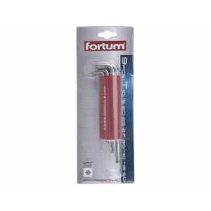Klíče Torx zástrčné, T10-50, 9-dílná sada, Fortum, 4710300