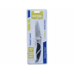 Nůž zavírací s pojistkou, 200mm, Extol Craft 91369